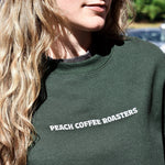Peach Crewneck Sweatshirt WS Peach Coffee Roasters