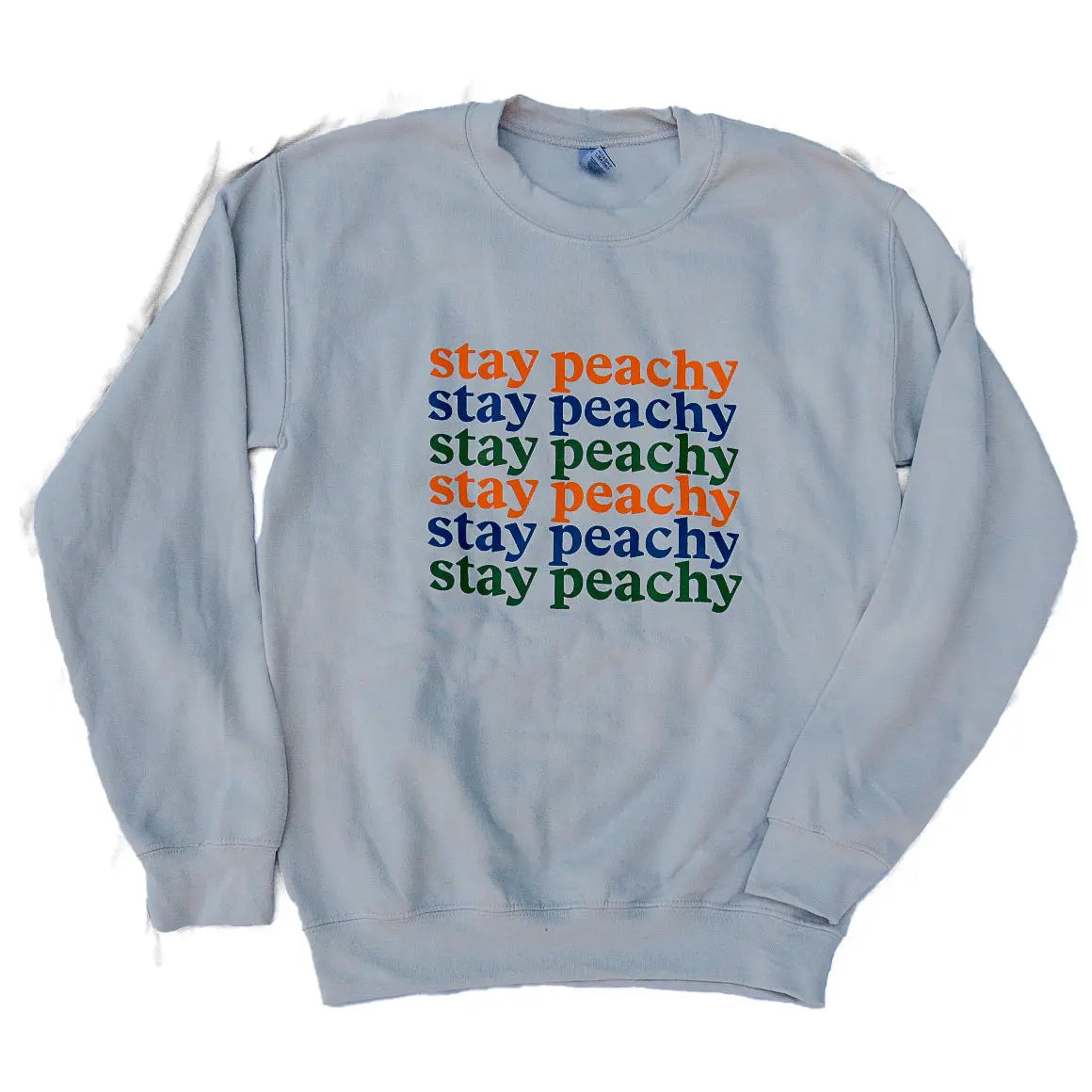 Stay Peachy Crewneck Sweater Peach Coffee Roasters