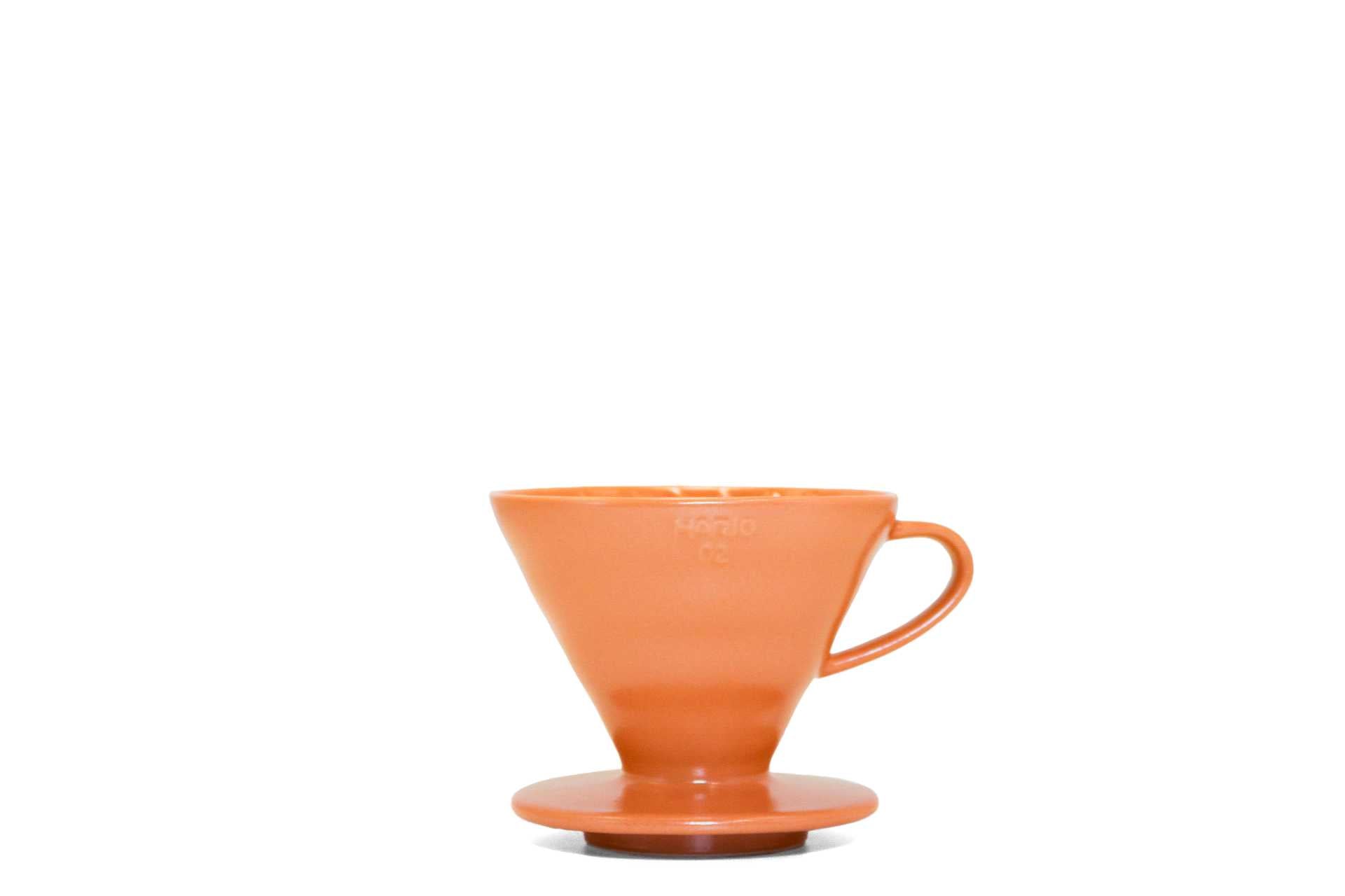 V60 Ceramic Coffee Dripper 02 Peach Coffee Roasters