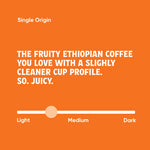 Guji, Ethiopia - Light Roast Single Origin Peach Coffee Roasters