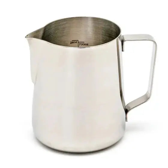 Stainless Steel Milk Pitcher Peach Coffee Roasters